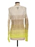 Hooked Up Color Block Yellow Pullover Sweater Size L - photo 2