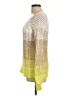 Hooked Up Color Block Yellow Pullover Sweater Size L - photo 5