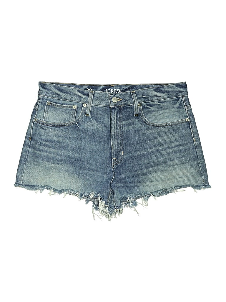 Pre-owned Jcrew Denim Shorts In Blue