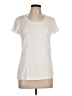 Ann Taylor Ivory Short Sleeve Top Size L - photo 1