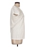 Ann Taylor Ivory Short Sleeve Top Size L - photo 4