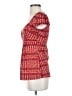 579 Red Short Sleeve Blouse Size S - photo 5