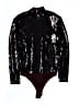 Express 100% Polyester Black Bodysuit Size M - photo 1