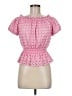 Aqua Pink Short Sleeve Blouse Size M - photo 1