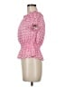 Aqua Pink Short Sleeve Blouse Size M - photo 5