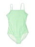 Old Navy Chevron-herringbone Green One Piece Swimsuit Size 18 - photo 1