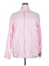 Hartford 100% Linen Color Block Pink Long Sleeve Button-Down Shirt Size XXL - photo 1