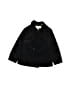 Zara Solid Black Coat Size 3 - photo 1