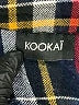 Kookai 100% Cotton Plaid Black 3/4 Sleeve Button-Down Shirt Size EU 36 / US 6 - photo 6