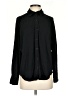 Z Supply Solid Black Long Sleeve Blouse Size S - photo 1