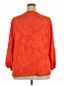 Investments 100% Polyester Orange 3/4 Sleeve Blouse Size 2X - photo 2