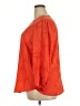 Investments 100% Polyester Orange 3/4 Sleeve Blouse Size 2X - photo 5