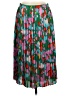 J.Crew 100% Polyester Print Green Casual Skirt Size 6 - photo 2