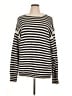 Muji 100% Wool Stripes Black Wool Pullover Sweater Size XL - photo 1