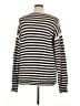 Muji 100% Wool Stripes Black Wool Pullover Sweater Size XL - photo 2