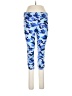 Kensie Print Blue Active Pants Size L - photo 1