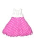 Jessica Ann 100% Polyester Polka Dots Pink Dress Size 5 - photo 2