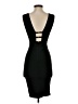 Unbranded Solid Black Cocktail Dress Size S - photo 2