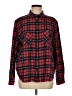Stoic 100% Cotton Plaid Red Long Sleeve Button-Down Shirt Size M - photo 1