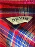 Orvis Plaid Red Long Sleeve Button-Down Shirt Size M (estimated) - photo 7