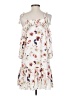 En Creme 100% Polyester Floral White Casual Dress Size XS - photo 2