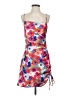 Unbranded Print Multi Color Orange Cocktail Dress Size S - photo 1