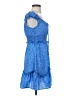 Unbranded Polka Dots Blue Casual Dress Size S - photo 4