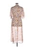 Xhilaration 100% Polyester Pink Gold Kimono Size XL - XXL - photo 2