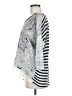 CAbi 100% Silk Silver 3/4 Sleeve Top Size M - photo 5
