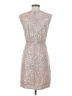 J.Crew 100% Viscose Metallic Silver Cocktail Dress Size 0 - photo 2
