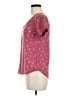 SO 100% Rayon Pink Short Sleeve Top Size M - photo 5