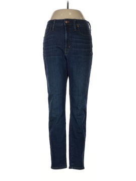 Madewell Curvy High-Rise Skinny Jeans in Sussex Wash: TENCEL&trade; Denim Edition (view 1)