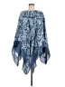 Elena Baldi Blue Poncho One size - photo 1