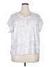 RBX Floral White Short Sleeve T-Shirt Size 2X - photo 1