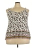 Torrid Ivory Sleeveless Blouse Size 2X Plus (2) - photo 1