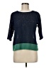 JET John Eshaya Color Block Teal Pullover Sweater Size M - photo 1