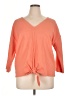 Old Navy Orange 3/4 Sleeve Top Size XL - photo 1