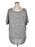 Bobbie Brooks Gray Short Sleeve Top Size 1X - photo 1