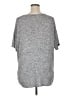 Bobbie Brooks Gray Short Sleeve Top Size 1X - photo 2