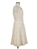 Anne Klein 100% Polyester Chevron-herringbone Ivory Casual Dress Size 6 - photo 4