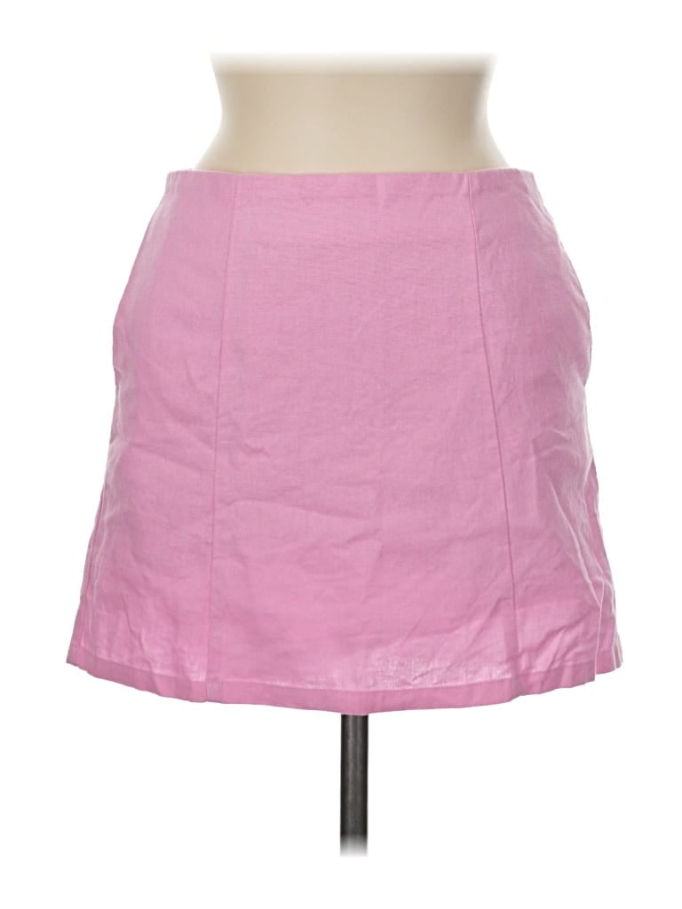 Pre-owned Forever 21 Casual Skirt In Pink