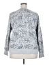 Ideology Animal Print Silver Pullover Sweater Size XXL - photo 2