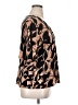 Liz Claiborne Brown Short Sleeve Blouse Size XL - photo 4