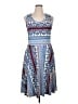 Lularoe Print Blue Casual Dress Size XL - photo 1