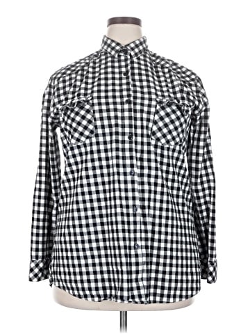 Matchstick Long Sleeve Button-Down Shirt (view 1)