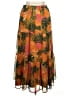 Assorted Brands 100% Polyester Tropical Orange Casual Skirt Size XL - photo 2