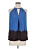 A.L.C. 100% Silk Blue Blouse Size M - photo 1