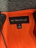 My Michelle 100% Polyester Chevron-herringbone Orange Casual Dress Size 7 - photo 4