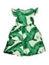 Unbranded 100% Polyester Tropical Green Dress Size 100 cm / US 3-4 - photo 1