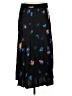 MSGM 100% Polyester Print Black Casual Skirt Size EU (IT) 44 / US 8 - photo 1